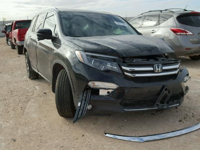 5FNYF6H97HB007287 - 2017 HONDA PILOT TOUR BLACK photo 1