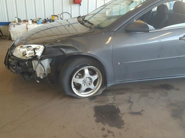 1G2ZF55BX64205019 - 2006 PONTIAC G6 SE GRAY photo 9