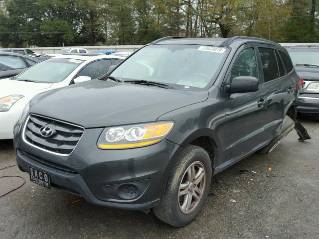 5NMSG3AB5AH359383 - 2010 HYUNDAI SANTA FE G GREEN photo 2