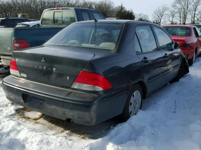 JA3AJ26E32U030636 - 2002 MITSUBISHI LANCER ES GRAY photo 4