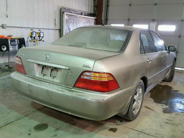 JH4KA96542C015601 - 2002 ACURA 3.5RL GOLD photo 4