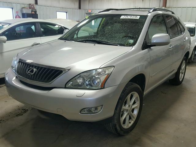 2T2HK31U09C124364 - 2009 LEXUS RX 350 SILVER photo 2