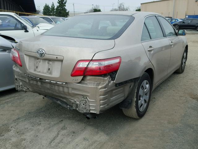 4T1BE46K79U861719 - 2009 TOYOTA CAMRY BASE GOLD photo 4