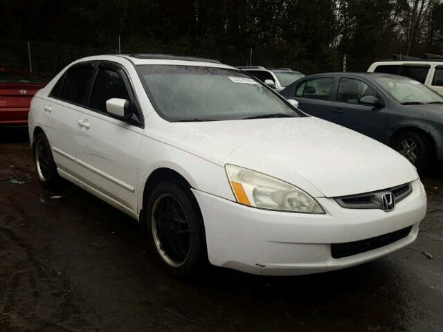 1HGCM66523A078996 - 2003 HONDA ACCORD EX WHITE photo 1