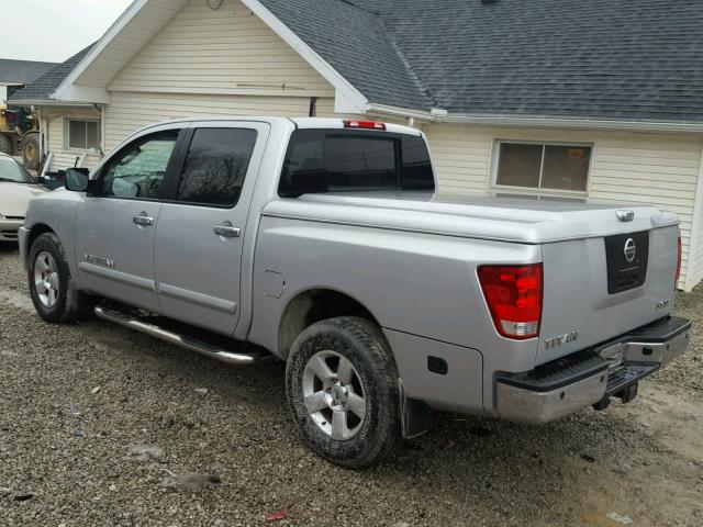 1N6BA07BX6N511141 - 2006 NISSAN TITAN XE SILVER photo 3