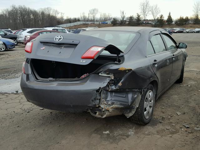 4T1BE46K58U760578 - 2008 TOYOTA CAMRY CE GRAY photo 4