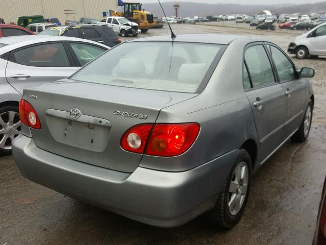 2T1BR32E83C085205 - 2003 TOYOTA COROLLA CE GRAY photo 4