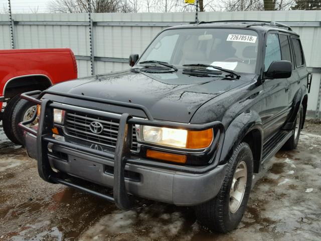 JT3HJ85J3T0136227 - 1996 TOYOTA LAND CRUIS BLACK photo 2