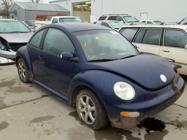 3VWCD31C14M404601 - 2004 VOLKSWAGEN NEW BEETLE BLUE photo 1