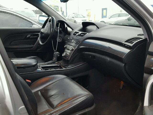 2HNYD28807H001789 - 2007 ACURA MDX SPORT SILVER photo 5