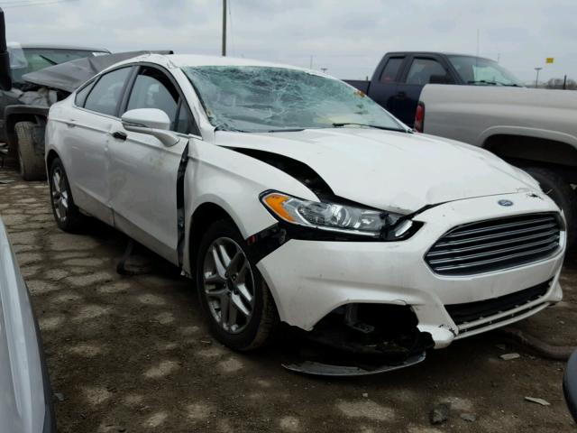 3FA6P0HR4DR226062 - 2013 FORD FUSION SE WHITE photo 1