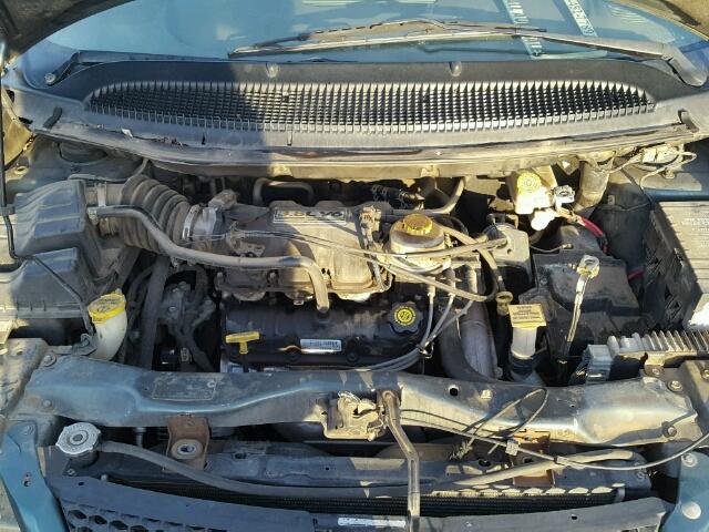 2B8GP54L02R793946 - 2002 DODGE GRAND CARA GREEN photo 7