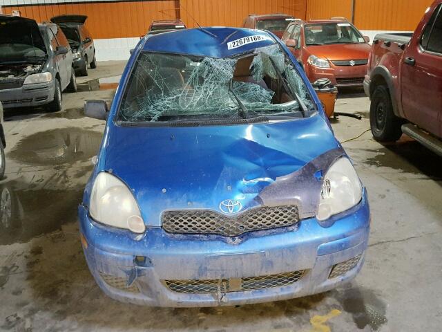 JTDJT123240064507 - 2004 TOYOTA ECHO BLUE photo 9