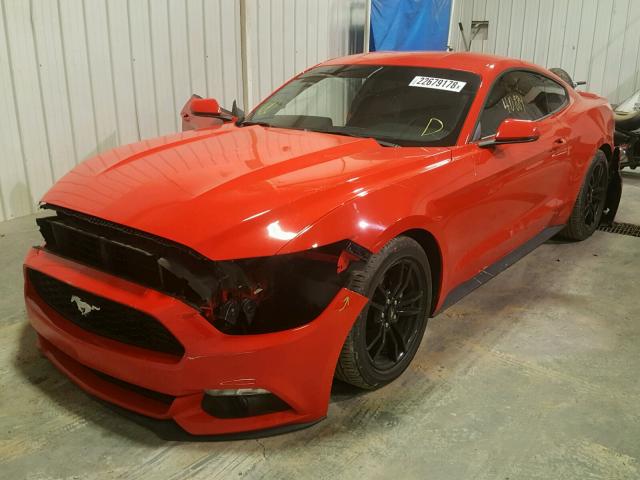 1FA6P8THXF5312026 - 2015 FORD MUSTANG RED photo 2