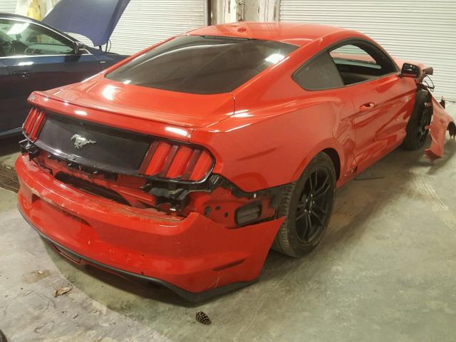 1FA6P8THXF5312026 - 2015 FORD MUSTANG RED photo 4