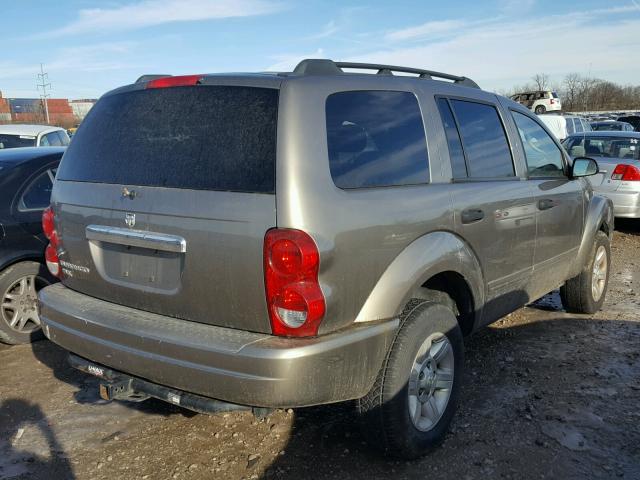 1D4HD48N54F137892 - 2004 DODGE DURANGO SL TAN photo 4