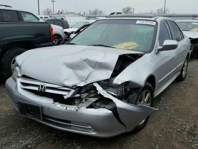 1HGCG16561A002771 - 2001 HONDA ACCORD EX SILVER photo 2