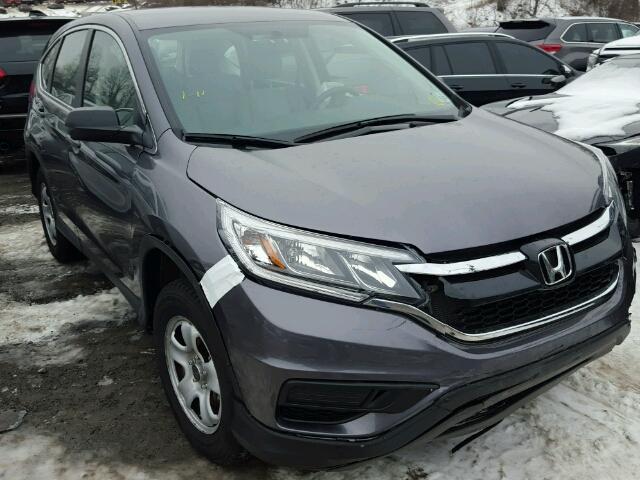 2HKRM4H36GH654886 - 2016 HONDA CR-V LX GRAY photo 1