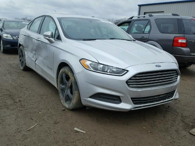 3FA6P0LU5ER282914 - 2014 FORD FUSION SE SILVER photo 1