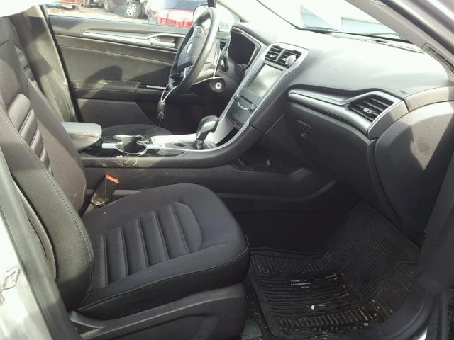 3FA6P0LU5ER282914 - 2014 FORD FUSION SE SILVER photo 5