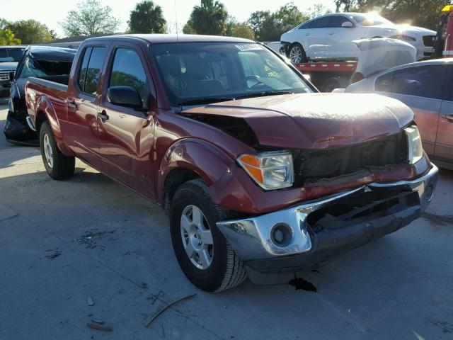 1N6AD09U17C403621 - 2007 NISSAN FRONTIER C RED photo 1