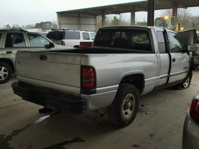 1B7HC13Y61J587091 - 2001 DODGE RAM 1500 SILVER photo 4