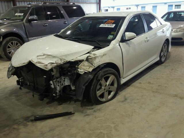 4T1BF1FK1DU665568 - 2013 TOYOTA CAMRY L WHITE photo 2