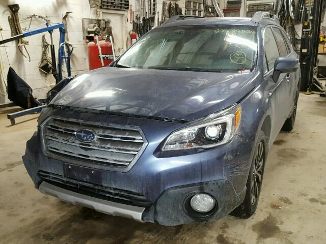 4S4BSENC2F3279943 - 2015 SUBARU OUTBACK 3. BLUE photo 2