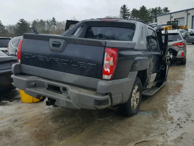 3GNEK13T02G227982 - 2002 CHEVROLET AVALANCHE BLACK photo 4