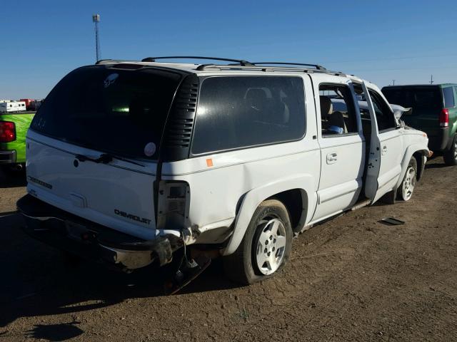 1GNEC16ZX4J137544 - 2004 CHEVROLET SUBURBAN C WHITE photo 4