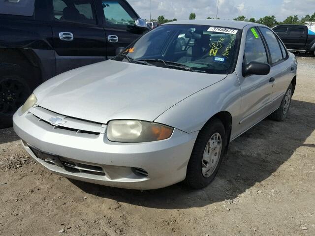 1G1JC52F237110191 - 2003 CHEVROLET CAVALIER SILVER photo 2