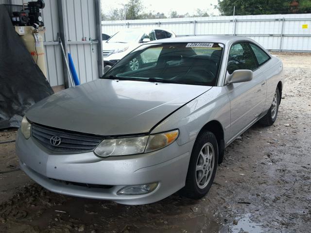 2T1CE22P33C023089 - 2003 TOYOTA CAMRY SOLA SILVER photo 2