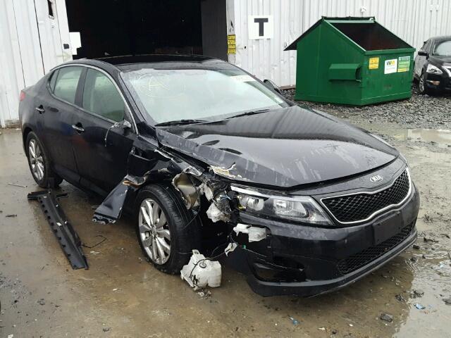 5XXGN4A74EG308619 - 2014 KIA OPTIMA EX BLACK photo 1