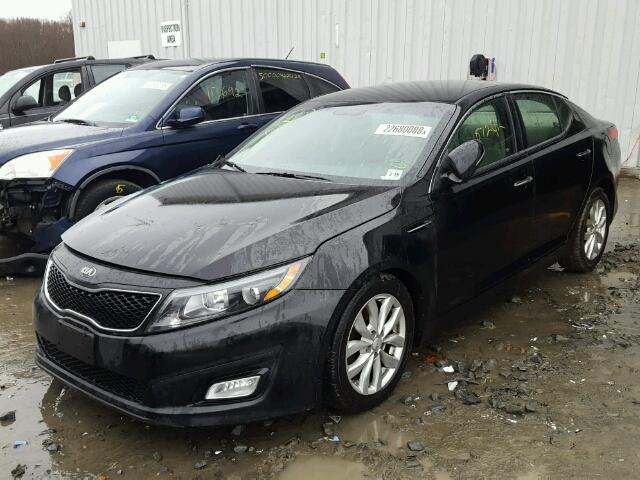 5XXGN4A74EG308619 - 2014 KIA OPTIMA EX BLACK photo 2