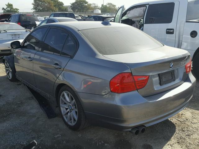 WBAPH5G59ANM36949 - 2010 BMW 328 I SULE GRAY photo 3