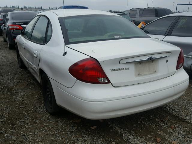 1FAFP55UXYG217952 - 2000 FORD TAURUS SES WHITE photo 3