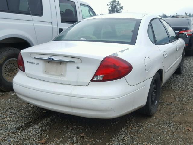 1FAFP55UXYG217952 - 2000 FORD TAURUS SES WHITE photo 4