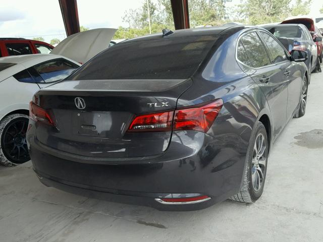 19UUB1F52FA003331 - 2015 ACURA TLX TECH GRAY photo 4