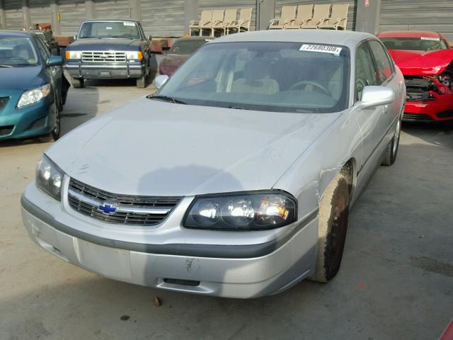 2G1WF52EX49339805 - 2004 CHEVROLET IMPALA 灰色 照片 2