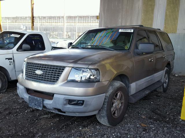 1FMRU15W73LA87327 - 2003 FORD EXPEDITION TAN photo 2