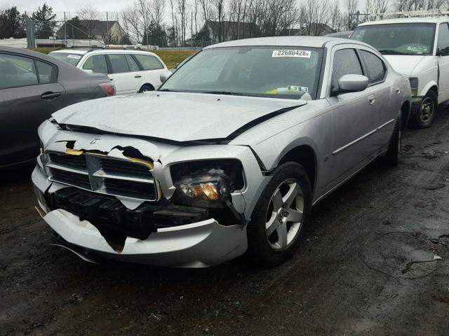 2B3CA3CV6AH123898 - 2010 DODGE CHARGER SX SILVER photo 2