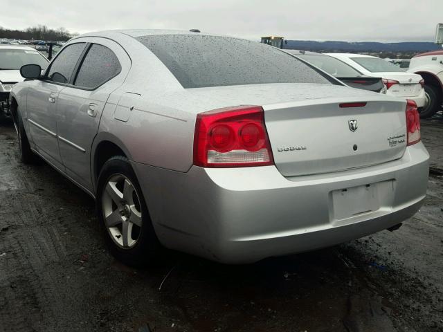 2B3CA3CV6AH123898 - 2010 DODGE CHARGER SX SILVER photo 3