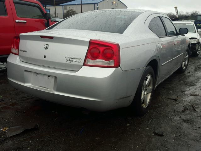 2B3CA3CV6AH123898 - 2010 DODGE CHARGER SX SILVER photo 4