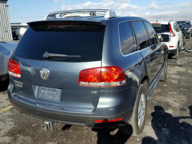 WVGEM77L84D040680 - 2004 VOLKSWAGEN TOUAREG 4. GRAY photo 4