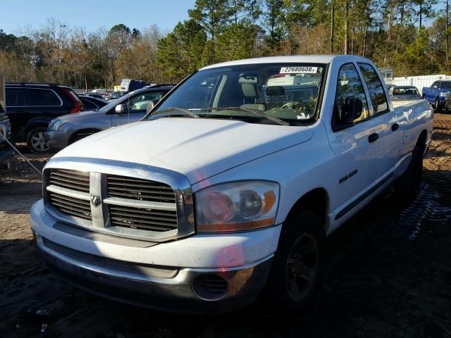 1D7HA18NX6J246889 - 2006 DODGE RAM 1500 S WHITE photo 2