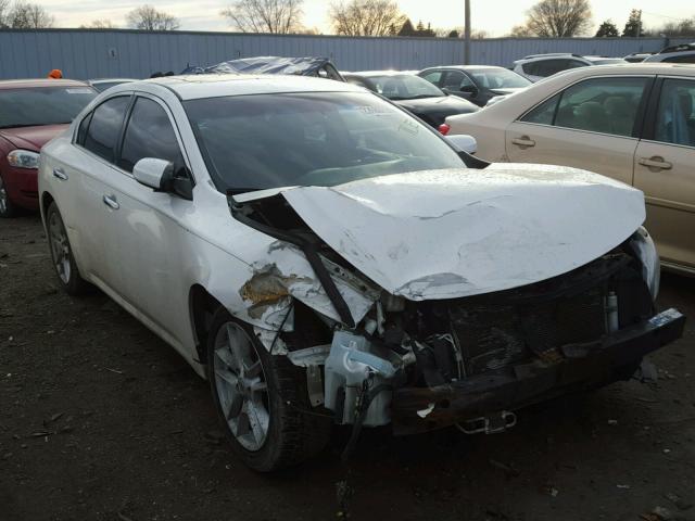 1N4AA51E89C840554 - 2009 NISSAN MAXIMA S WHITE photo 1