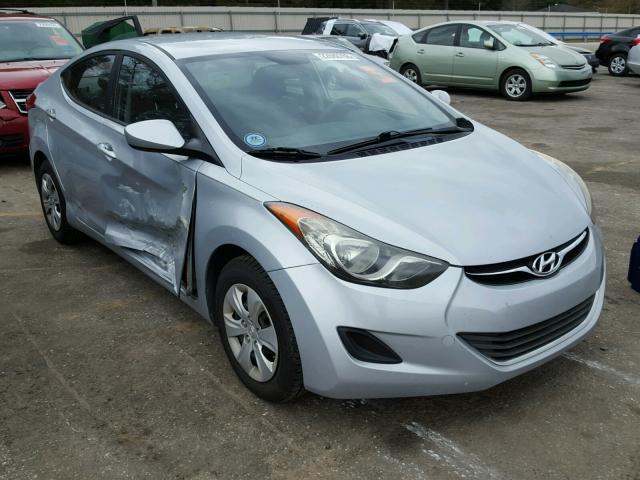 5NPDH4AE4CH147599 - 2012 HYUNDAI ELANTRA GL SILVER photo 1