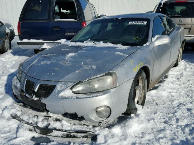 2G2WR524541299481 - 2004 PONTIAC GRAND PRIX ვერცხლისფერი ფოტო 2