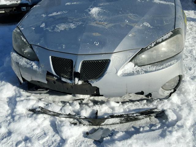 2G2WR524541299481 - 2004 PONTIAC GRAND PRIX SILVER photo 9