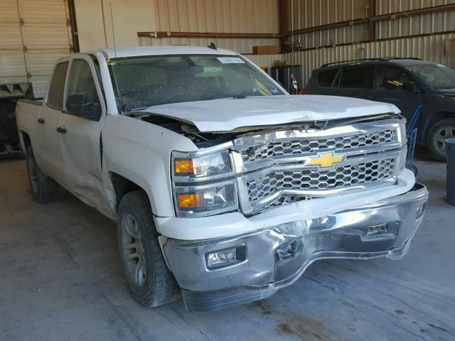 3GCUKREC0EG254359 - 2014 CHEVROLET SILVERADO WHITE photo 1